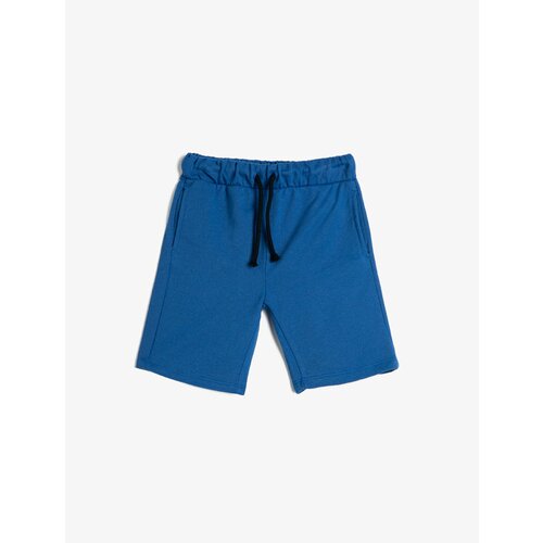 Koton Shorts - Blau - Normal Waist Slike