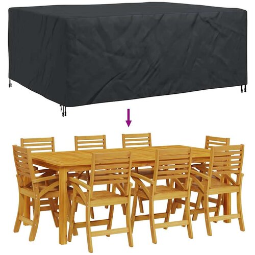 vidaXL Navlaka za vanjski namještaj Crna 220 x 190 x 85 cm 600D Cijene