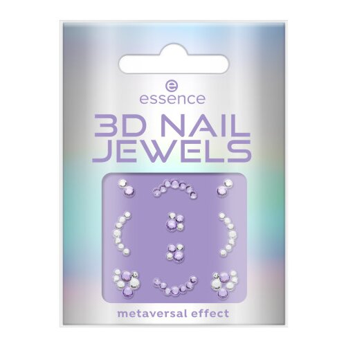 Essence nalepke za nohte - 3D Nail Jewels - 01 Future Reality Cene