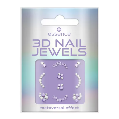 Essence nalepke za nohte - 3D Nail Jewels - 01 Future Reality