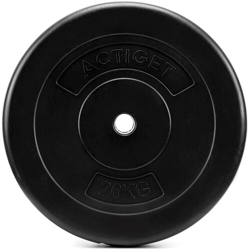 Springos Bitumenska utež 20 kg, kompozitni disk za vzvodno palico s premerom 31 mm, disk za ročke., (5000218280) Slike