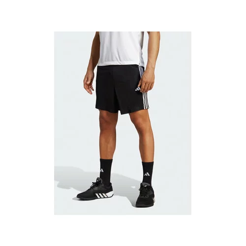Adidas Športne kratke hlače Train Essentials Piqué 3-Stripes Training Shorts IB8111 Črna Regular Fit