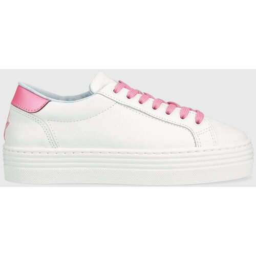 Chiara Ferragni Kožne tenisice Tennis Low Calf Eyestar boja: bijela Slike