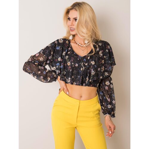 Fashion Hunters Black blouse from Maia RUE PARIS Slike