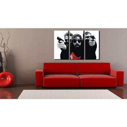  Ručno slikane slike na platnu na platnu POP Art The bondock saint 3-dijelna () Cijene