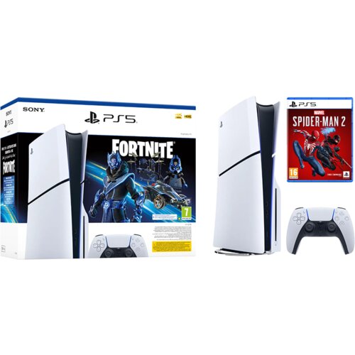 Playstation 5 Slim Digital Edition D chassis+Fortnite VCH+Marvel"s Spider-Man 2 St. E. VCH 1000045170MSM2 Cijene