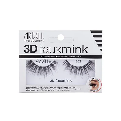 Ardell 3D Faux Mink 862 višeslojne umjetne trepavice 1 kom nijansa Black