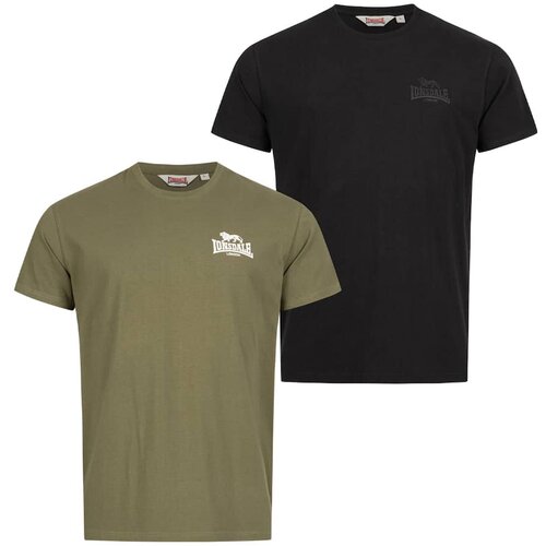 Lonsdale Men's t-shirt regular fit double pack Cene