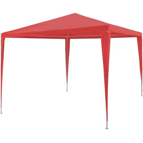 Šator za svadbe - &scaron;ator za zabave Crvena 300 x 300 x 255 cm PE i čelik Cijene