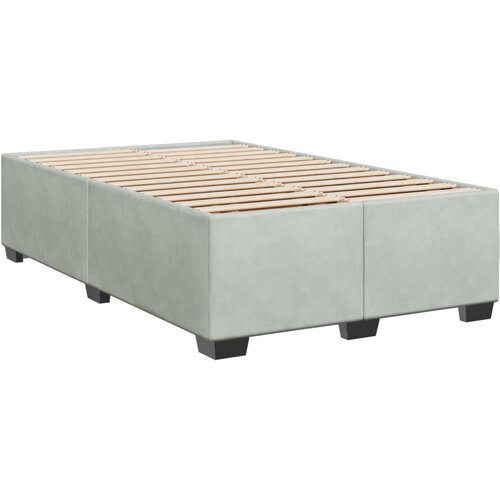 Box spring krevet s madracem svjetlosivi 120x200 cm bar&amp;scaron;unasti Slike