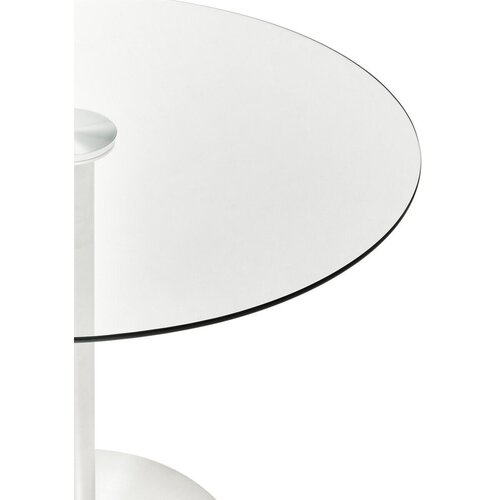 Premier Housewares Okrogla jedilna miza s stekleno mizno plo&amp;scaron;čo &amp;oslash; 90 cm Metropolitan &amp;ndash; Slike