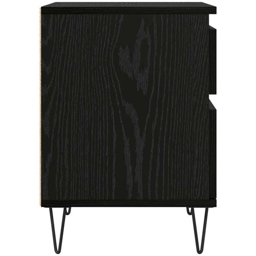  za krevet Crni hrast 40 x 35 x 50 cm Konstruirano drvo Slike