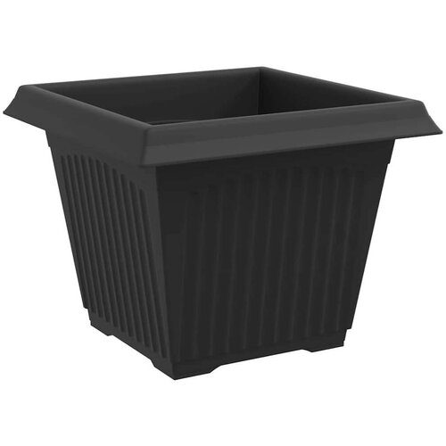  Kvadratna saksija za cvijeće 24 pcs Crna 43 x 43 x 33.5 cm - Crna 33 x 33 x 26 cm 24 Slike