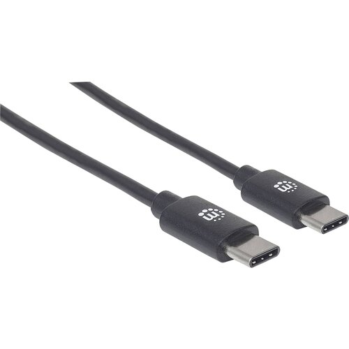 Manhattan USB 2.0 kabel tipa C vtič tipa C na vtič tipa C\, 480 Mbit/s\, 2 m\, črn USB kabel USB 2.0 USB-C&reg; vtič 2.00 m črna 354875, (20416850) Cene