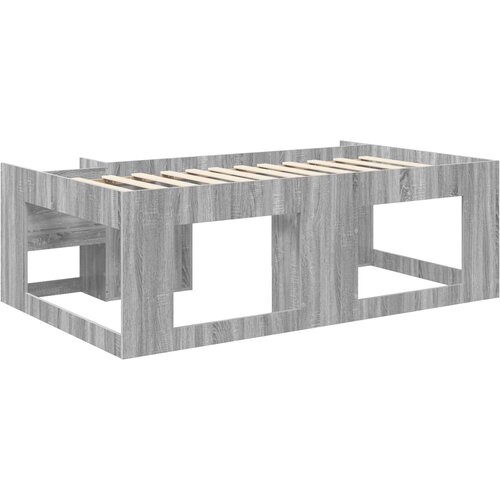  Krevet za djecu s ladicama Siva Sonoma 75 x 190 cm Slike