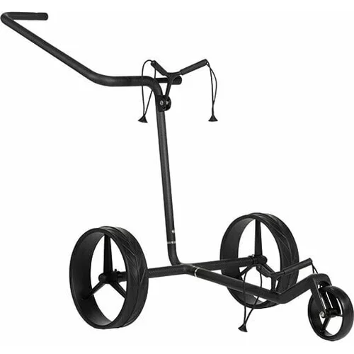 Jucad Carbon Shadow 3-Wheel Matt Black Ročni voziček za golf
