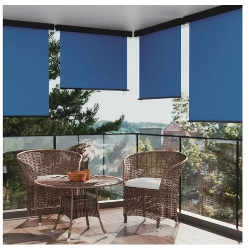  Balkonska stranska tenda 140x250 cm modra