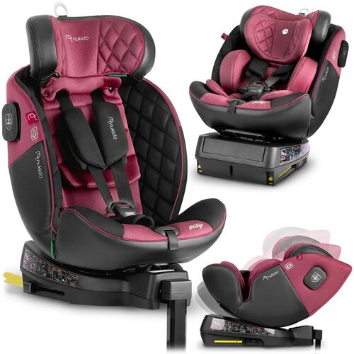 Nukido Prestige Line crna i roza autosjedalica 0-36 kg isofix Cijene