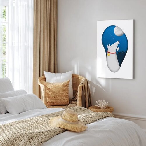  Slika - Dog Dreams (1 Part) Vertical 60x90 Standard Slike