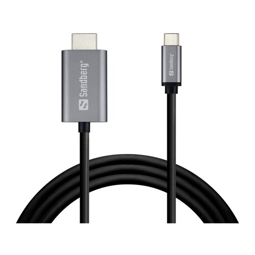 Sandberg Povezovalni kabel, USB-C na HDMI, 2 m, črn Cene