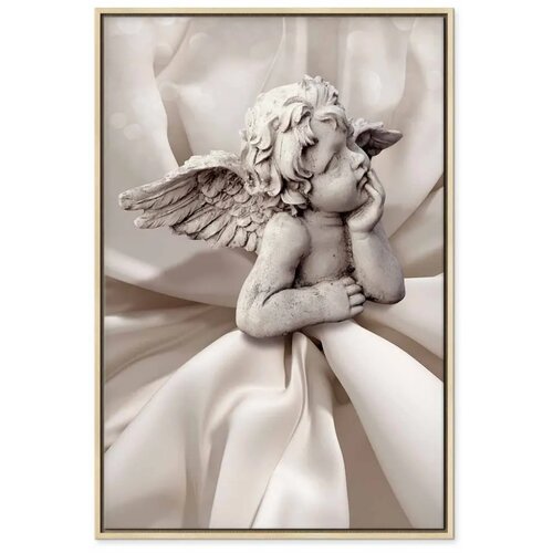  Slika - Love Thoughts (1 Part) Vertical 60x90 U prirodnom drvenom okviru Slike