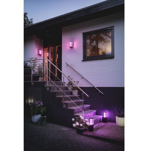 Philips Zunanja stenska LED svetilka Hue Impress (8 W, RGBW, IP44, 11,7 x 19 x 24 cm) Slike
