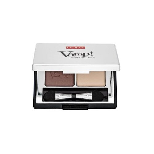 Pupa Vamp! Compact Duo Eyeshadow 006 Brown Vanilla paleta senčil za oči 2,2 g Slike