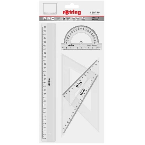 No Statovac Centro, set lenjira, Rotring Cene