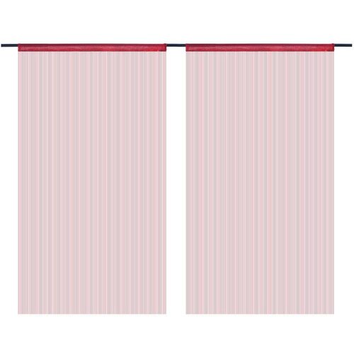  Zavese iz nitk 2 kosa 140x250 cm bordo barve Cene