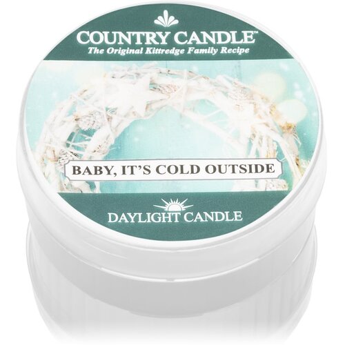 Country Candle Baby It&amp;#039;s Cold Outside čajna svijeća 42 g Slike