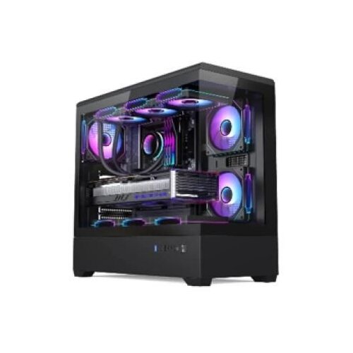 Stars Solutions Gaming Kuciste Stars Solution S04 Crno/ Tempered Glass 3x12cm Argb Slike