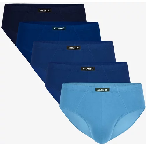 Atlantic Classic men's briefs 5Pack - shades of blue