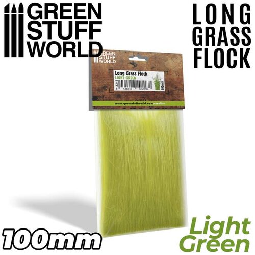 Green Stuff World Long Grass Flock 100mm Light Green | Duga trava 100mm svetlo zelena Cene
