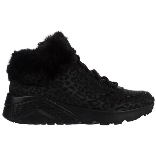 Skechers Nizke superge Uno Lite-Cozy Leopard Črna Slike