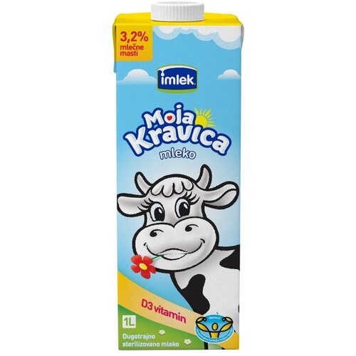 Moja kravica Dugotrajno mleko IMLEK A+D3 3,2mm% 1l Cene