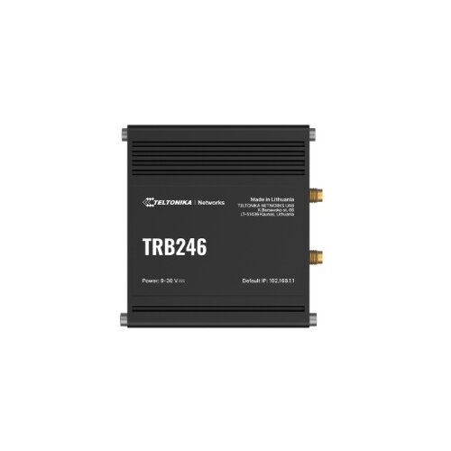 Teltonika TRB246 LTE Cat 4 Gateway, 1xFE, 3xI/Os, 2xSIM, 1xLTE, 1xGNSS Slike