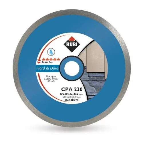 Sara Rubi diamantni disk za trde materiale CPA 250 x 25,4 mm Superpro, (21118270)