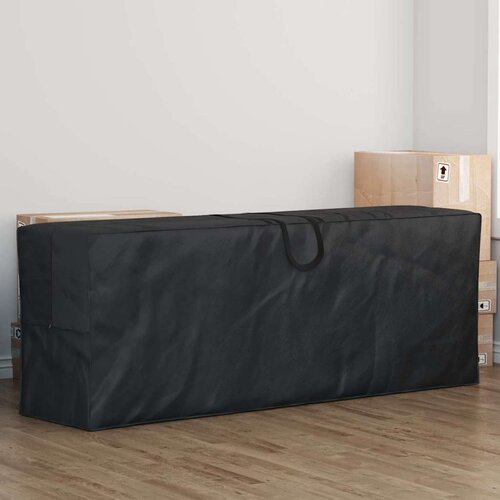 VidaXL Zunanja shranjevalna torba Črna 200 x 60 x 75 cm 420D tkanina Slike