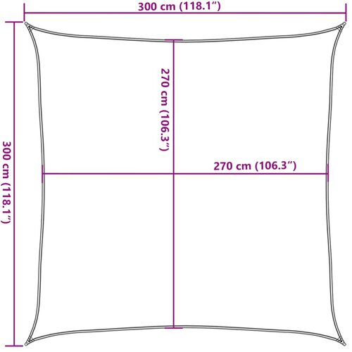  Jedro za za&amp;scaron;titu od sunca 160 g/m&amp;sup2; žuto 3 x 3 m HDPE Slike