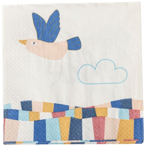 Bloomingville Mini Papirnati ubrusi u setu 20 kom 33x33 cm Colorine &amp;ndash; Slike