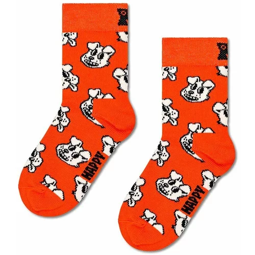 Happy Socks Otroške nogavice Kids Dog Sock oranžna barva
