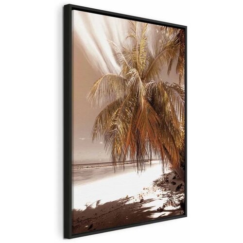  Slika - Palm Shadow (1 Part) Vertical 80x120 U crnom drvenom okviru Cijene