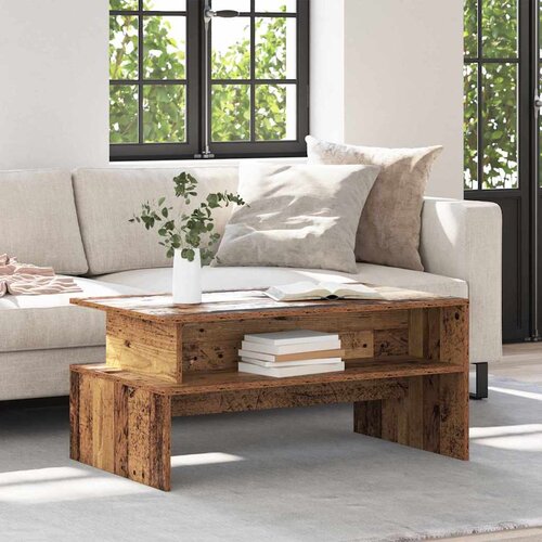 VidaXL Klubska miza Stari les 90 x 55 x 42.5 cm Konstruiran les Slike
