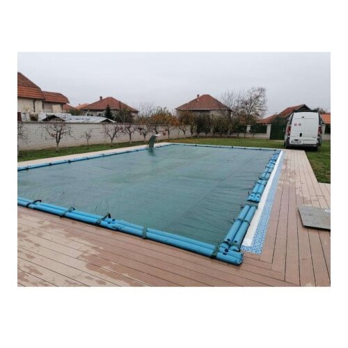 Nero zimski prekrivač za bazen sa vodenim tegovima 8 x 4m (9,8 x 5,8m) ( 1292 ) Cene