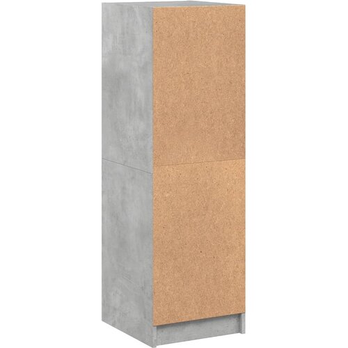  Visoka komoda sa staklenim vratima boja betona 35 x 37 x 109 cm Slike