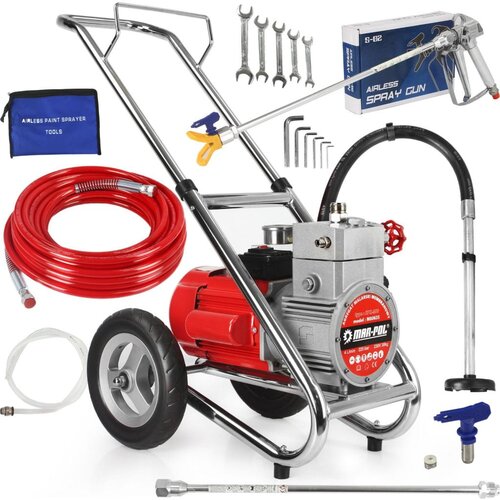  225bar membranski razpršilec barve airless 1500W - brez-zračni black friday Cene