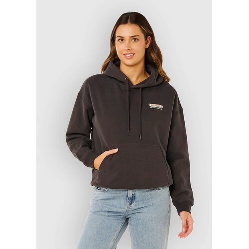 Rip Curl Surf Revival Heritage Pulover s kapuco washed black Cene