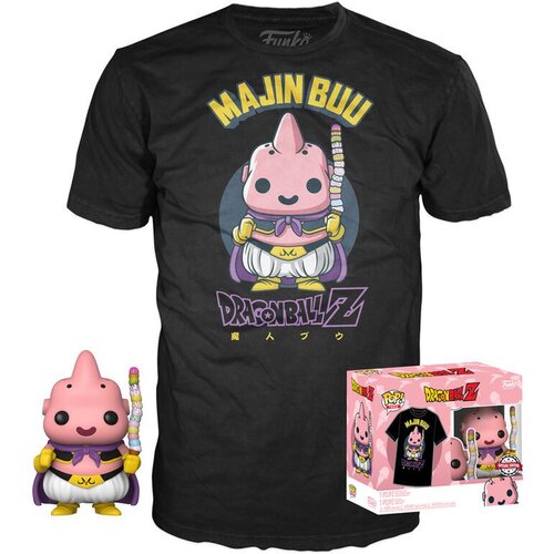 Funko Set figure POP & Tee Dragon Ball Z Majin Buu Exclusive size L Cene