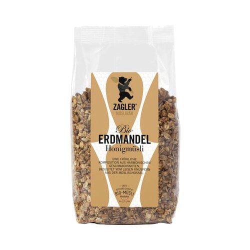 ZAGLER MÜSLIBÄR Bio užitna ostrica in medeni muesli Cene