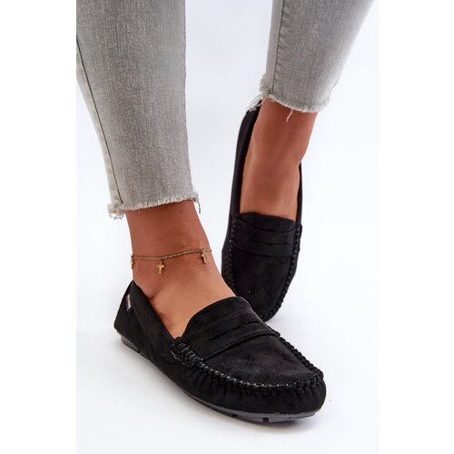 Kesi Women's loafers made of Eco Suede Black Rerceria Cijene